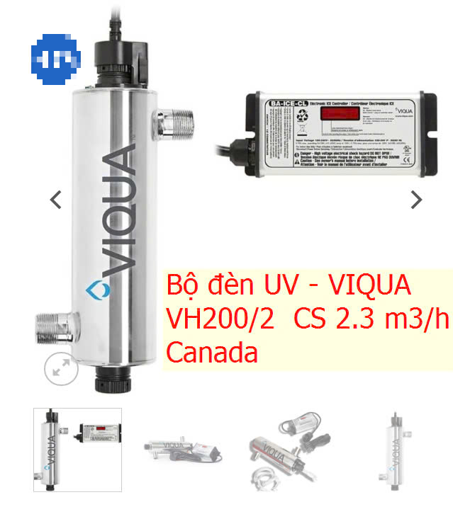 BỘ BÓNG ĐÈN UV VIQUA VH200 (CANADA)