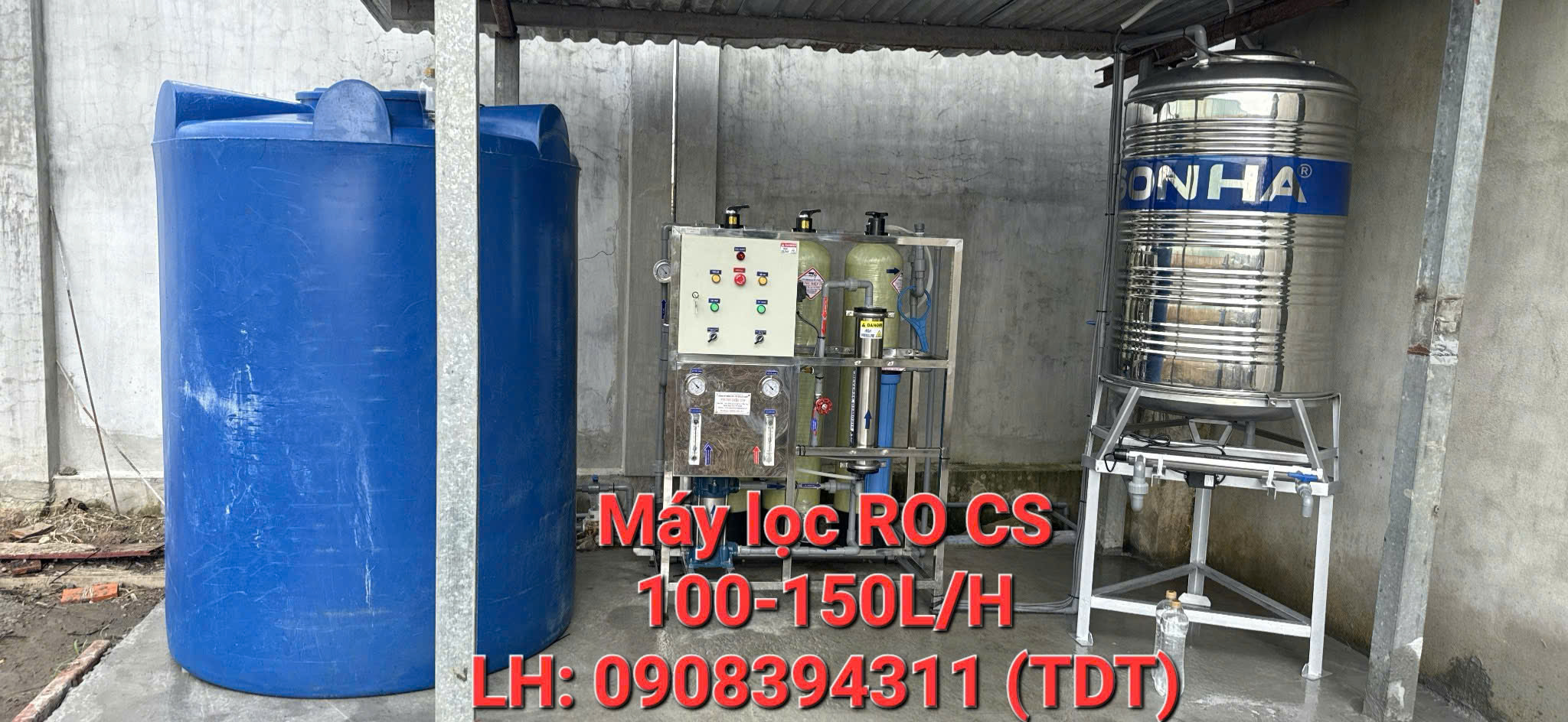 HỆ THỐNG LỌC NƯỚC 150 Lít/ giờ