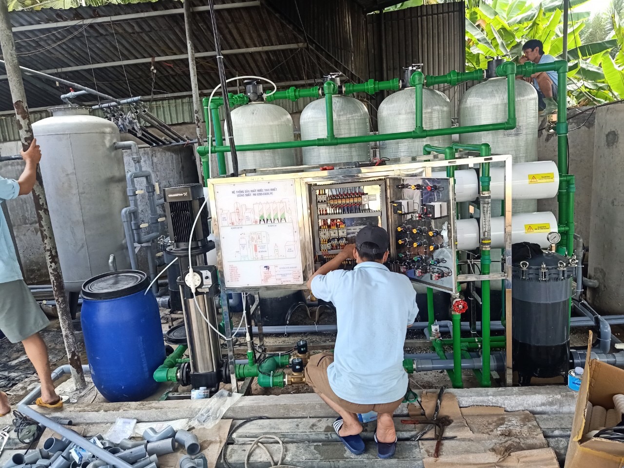 HỆ THỐNG LỌC NƯỚC RO CS 5000-7000 LÍT/ GIỜ